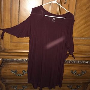 Aerie cold shoulder tee